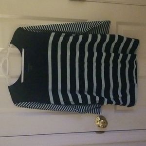 Long Sleeve Top, Liz Lange  Maternity, XXL, Navy